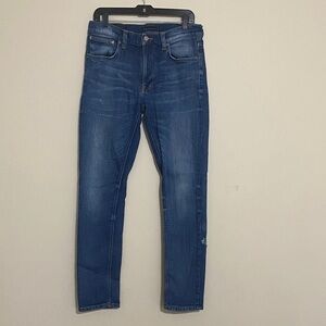 Nudie Jeans Slim Fit in Deep Blue men 32X32 casual office Festival Y2K rodeo